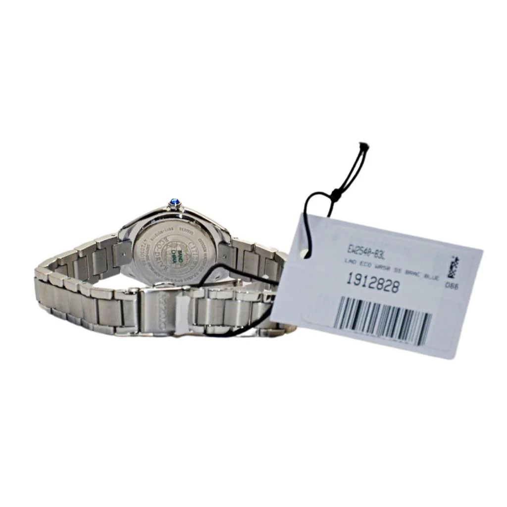 Citizen Women's Eco-Drive Silhouette Crystal Accent Watch with Dark Blue Dial - Image 3