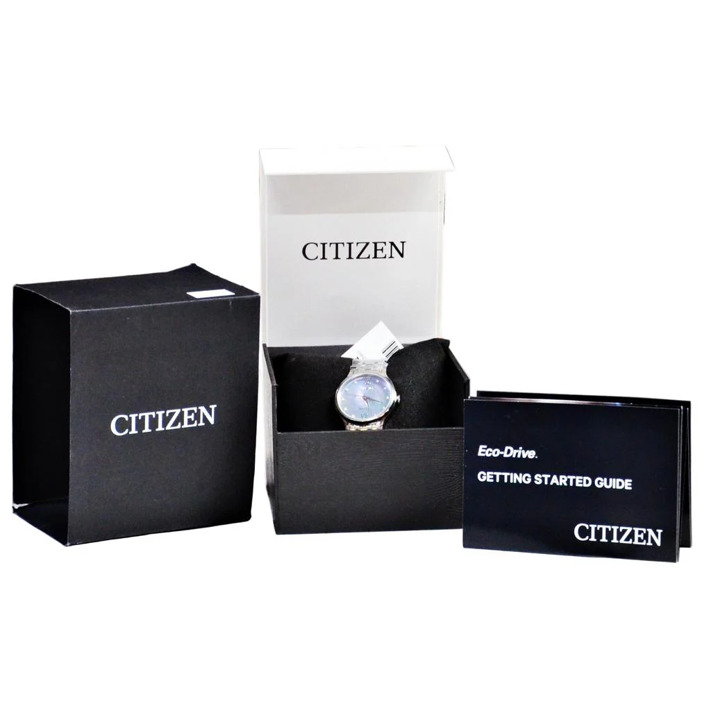 Citizen Women's Eco-Drive Silhouette Crystal Watch EM0891-58N - Image 5