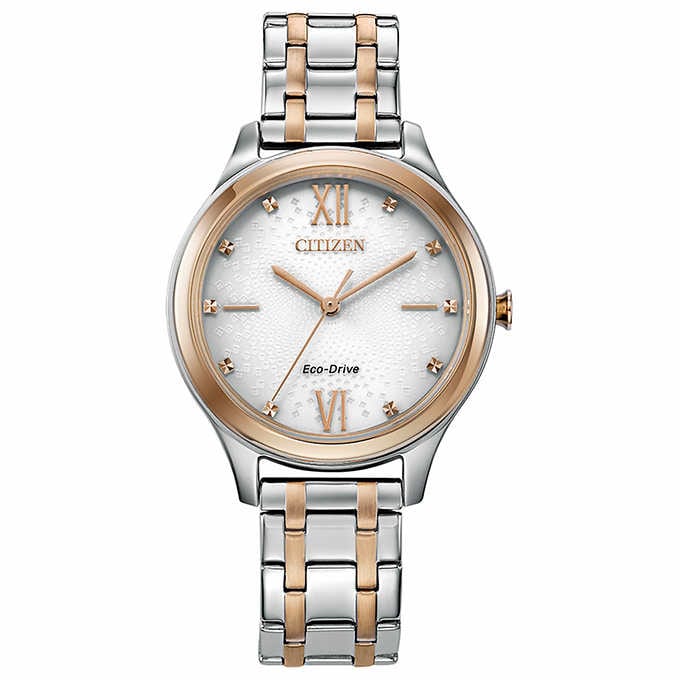 Citizen Women's Eco-Drive Two-Tone Stainless Steel Watch (EM0506-51A)