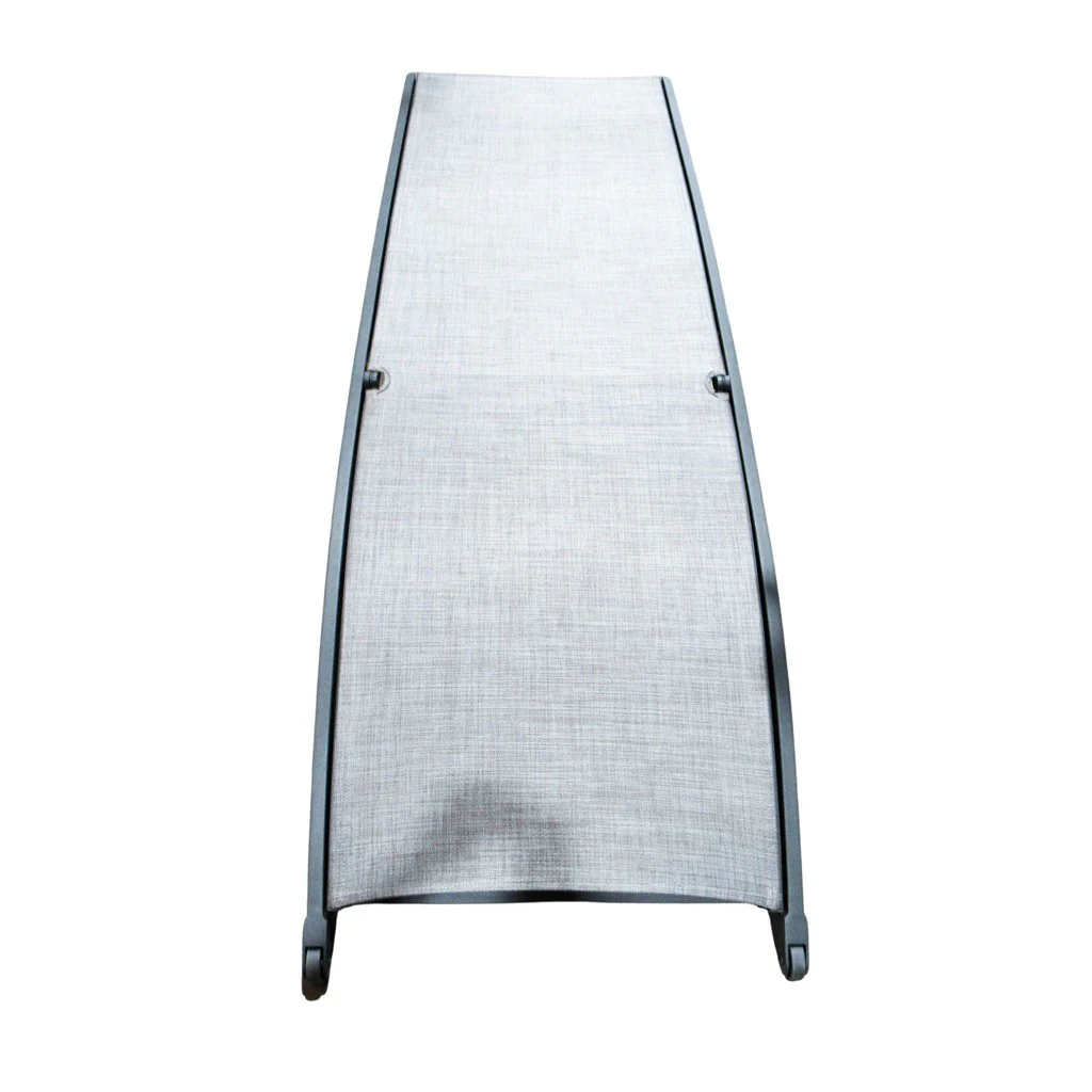 Sunbrella Aluminum Loungers with Wheels Grey - Image 3