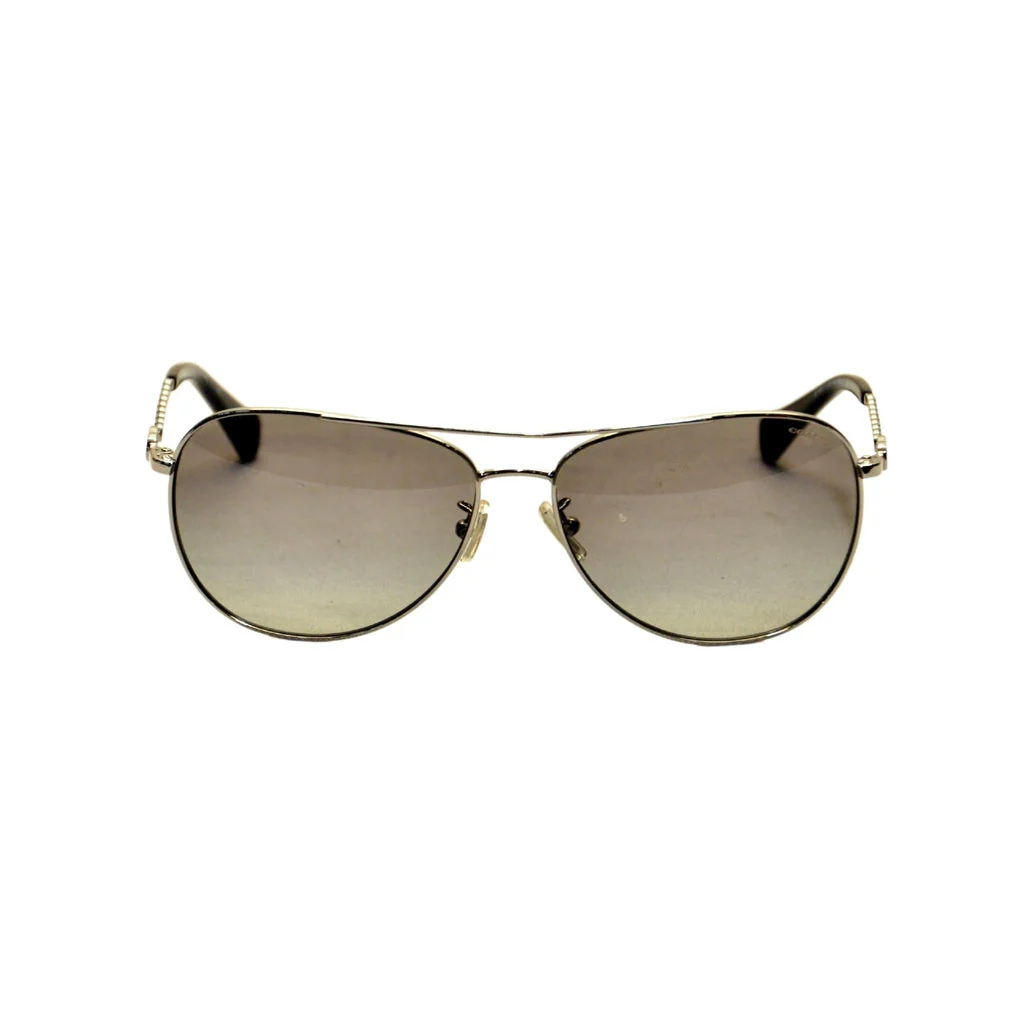 Coach HC 7045 Sunglasses 918811 Silver Black 59-14-140 - Image 2