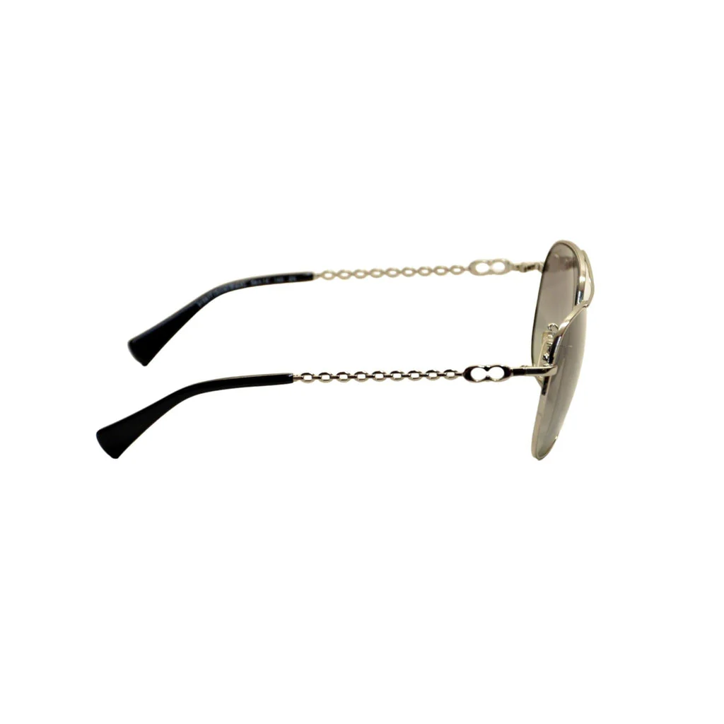 Coach HC 7045 Sunglasses 918811 Silver Black 59-14-140 - Image 5