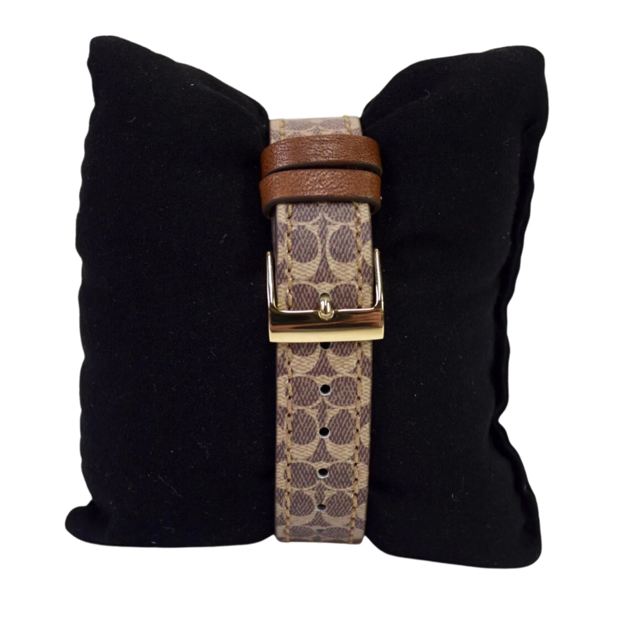 Coach Women's Astor 14503218 Gold Dial Leather Watch - Image 6