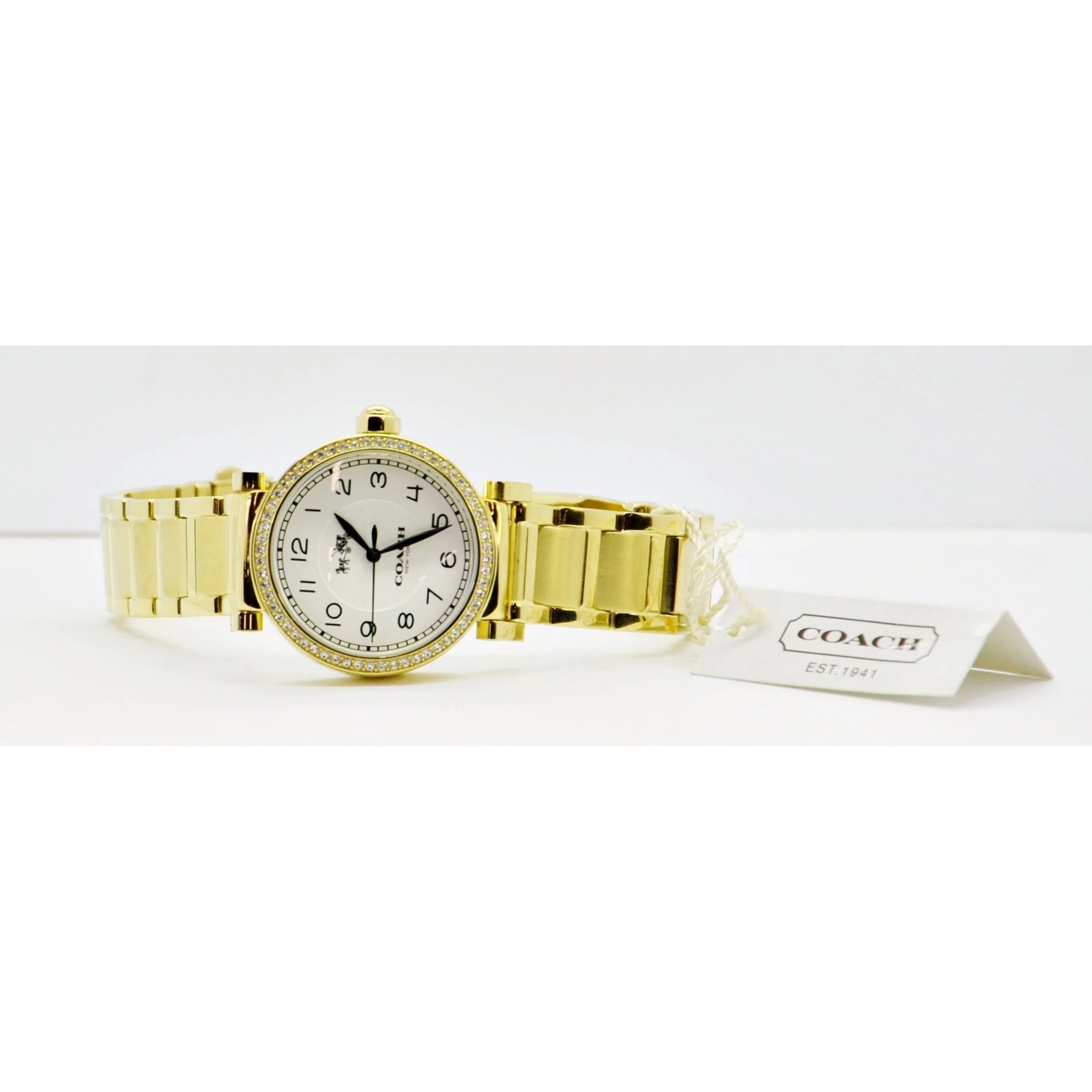 Coach Women's MADISON Bracelet Glitz Watch Yellow Gold - Image 2