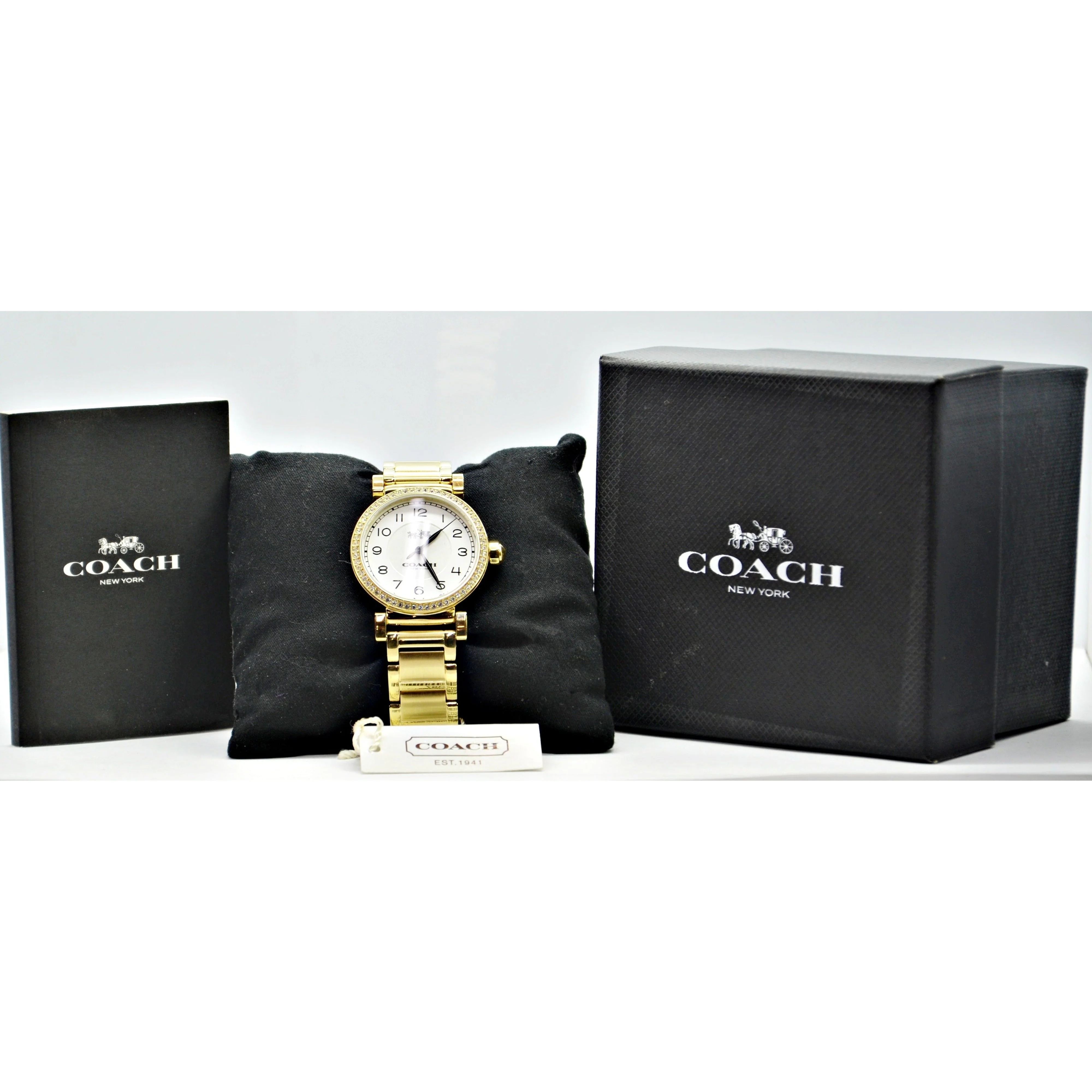 Coach Women's MADISON Bracelet Glitz Watch Yellow Gold - Image 4