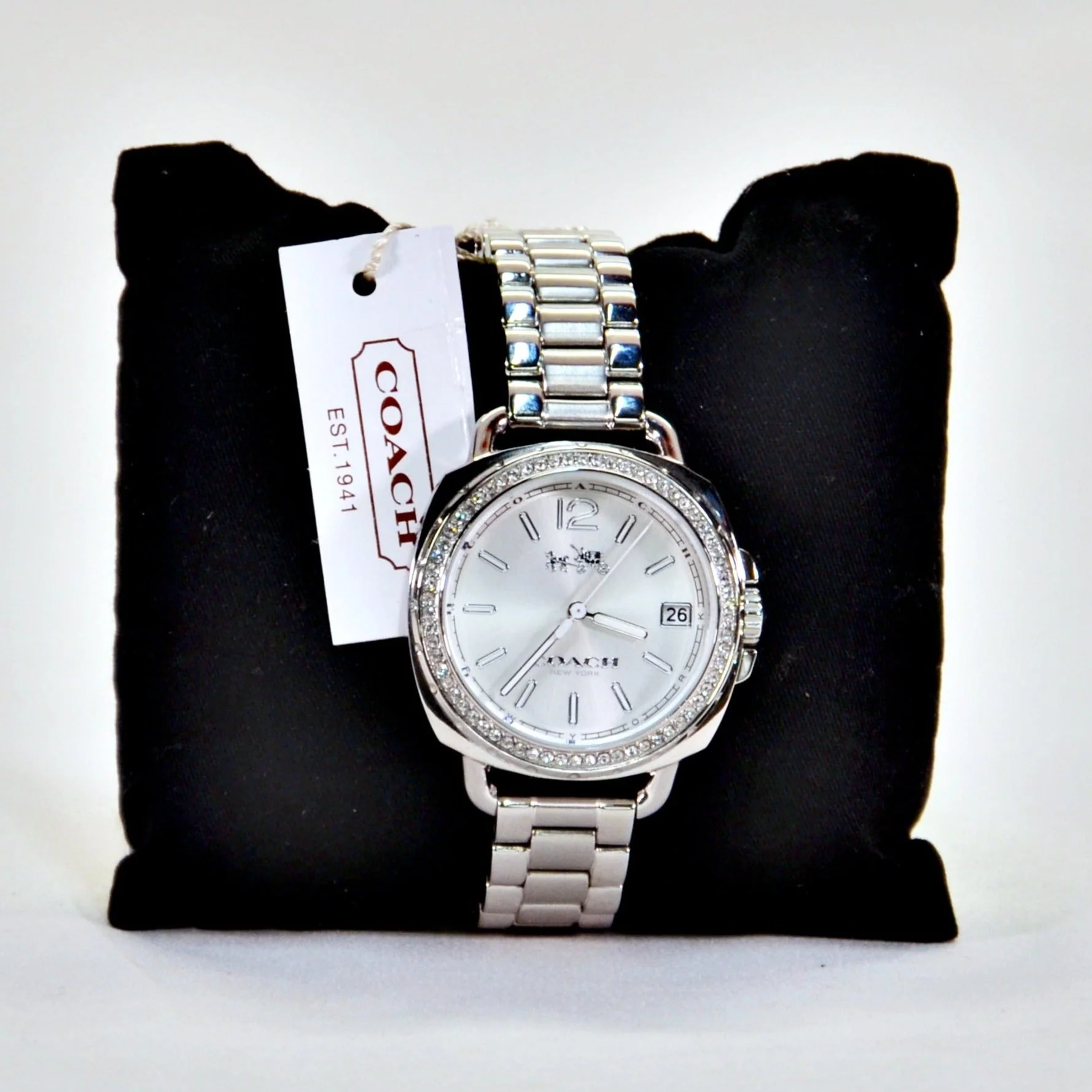 Coach Women's Tatum Analog Quartz Stainless Steel Watch - Silver - Image 3
