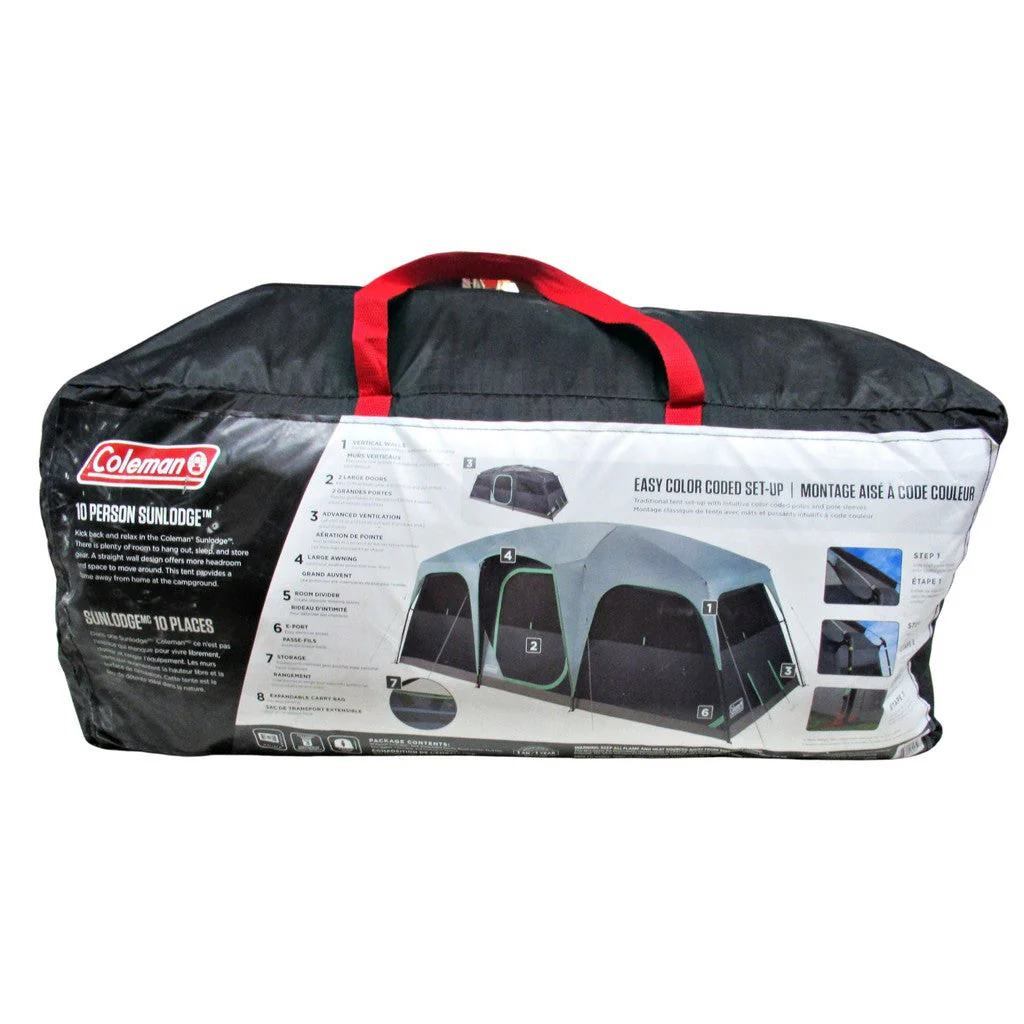 Coleman 10-person Sunlodge Camping Tent - Image 5