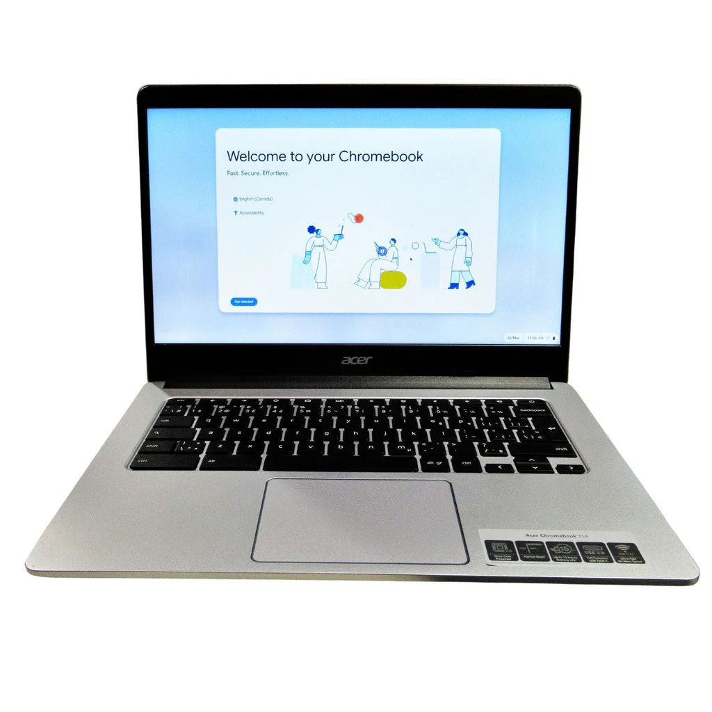 Acer CB314-2H-K1EN Chromebook Bundle MT8183C 14"