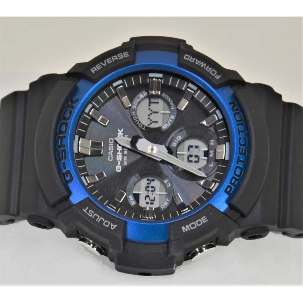 Casio Men's G-Shock Polyurethane Analog Quartz Sport Watch GAS100B-1A2 Black - Image 2