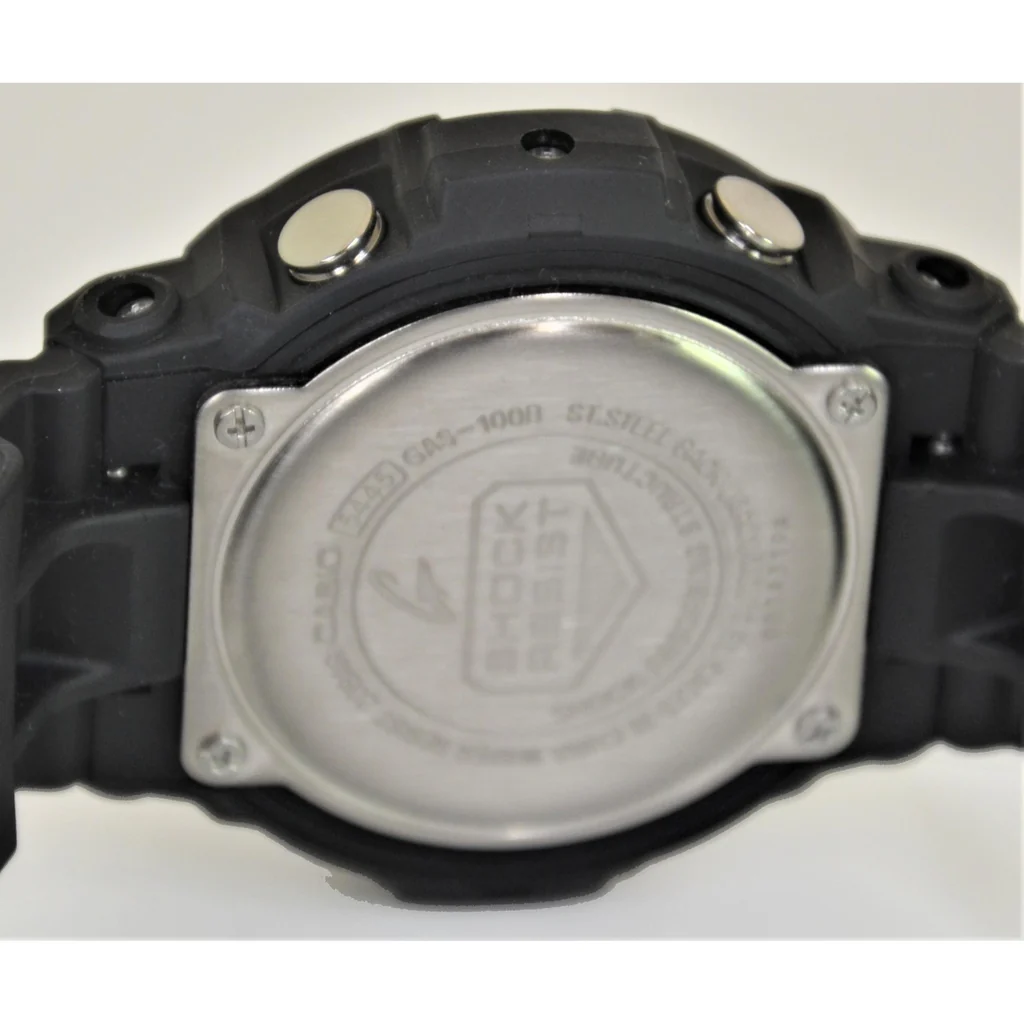 Casio Men's G-Shock Polyurethane Analog Quartz Sport Watch GAS100B-1A2 Black - Image 3