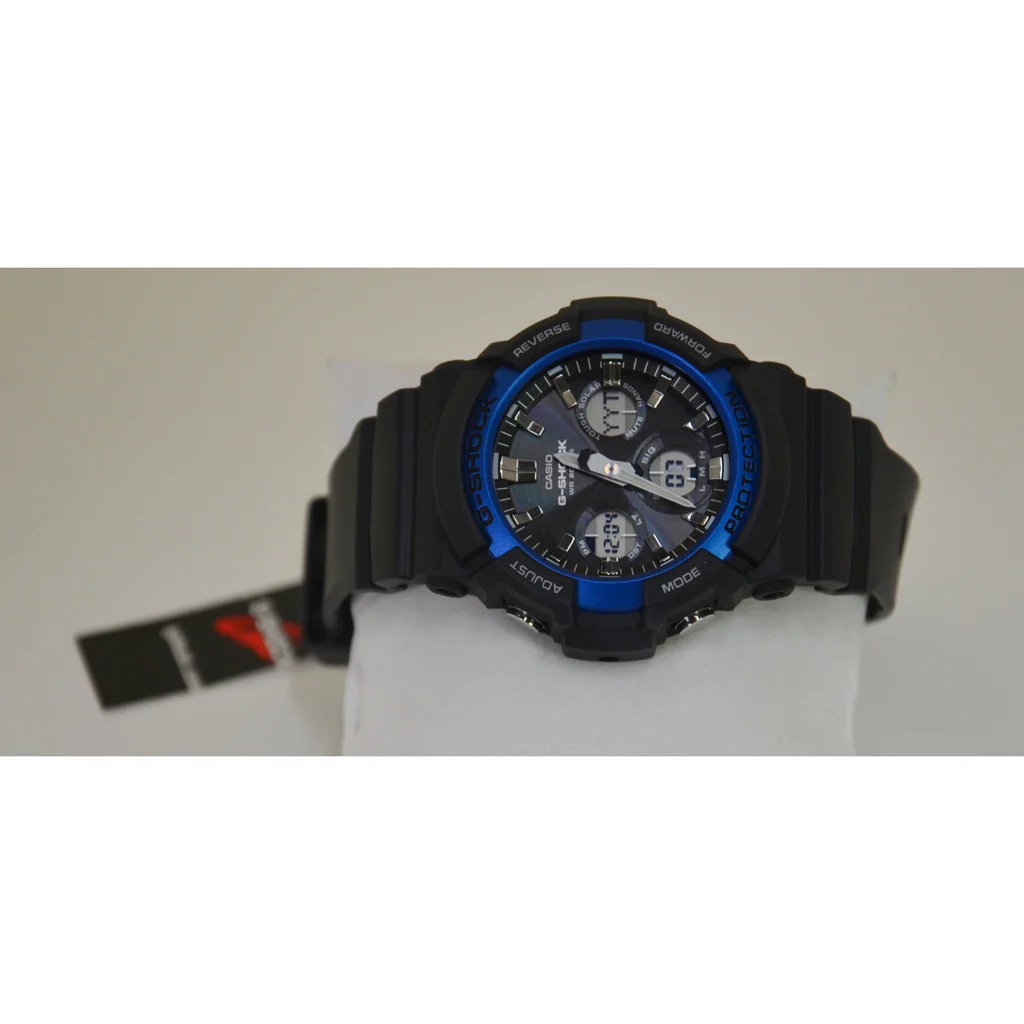 Casio Men's G-Shock Polyurethane Analog Quartz Sport Watch GAS100B-1A2 Black - Image 4