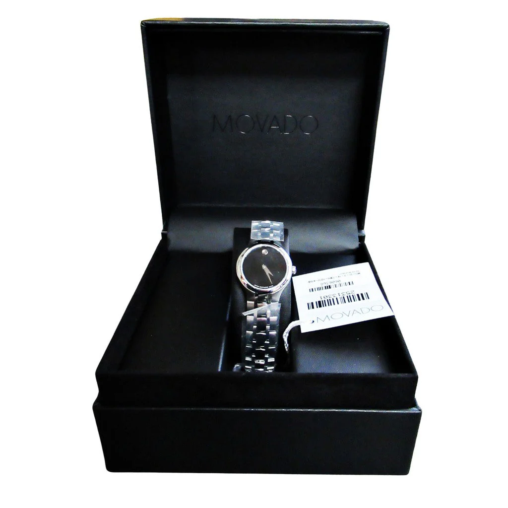 Movado Ladies Watch Silver 0606558 - Image 5