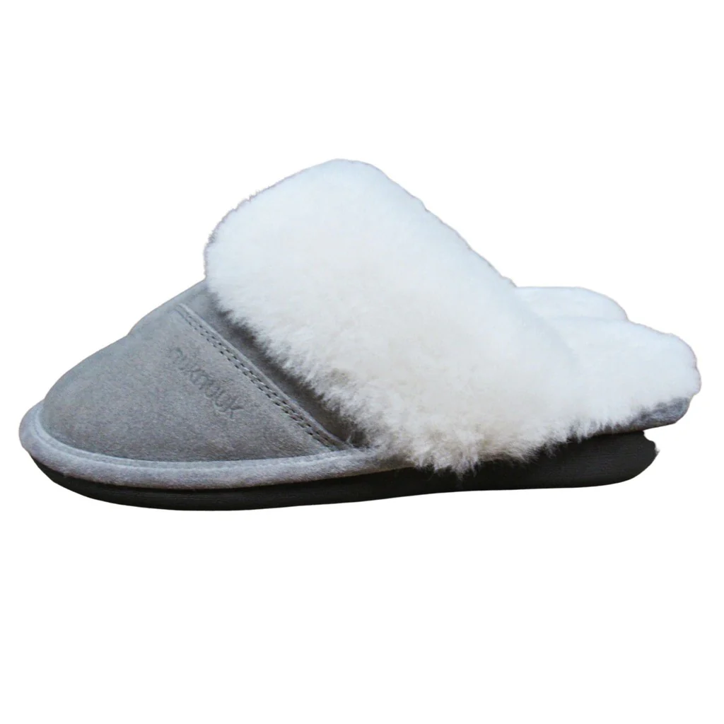 Nuknuuk Women's Slippers 7 Grey - Image 3