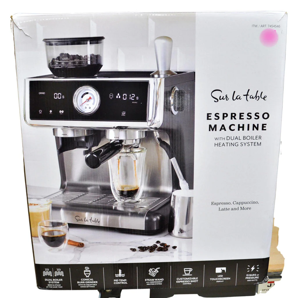 Sur La Table Espresso Maker with Dual Boiler Heating - Image 6
