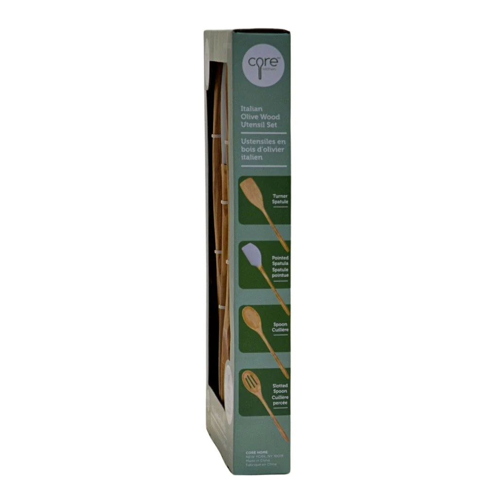 Core Home Olive Wood Tool Set 4-Piece - Image 5