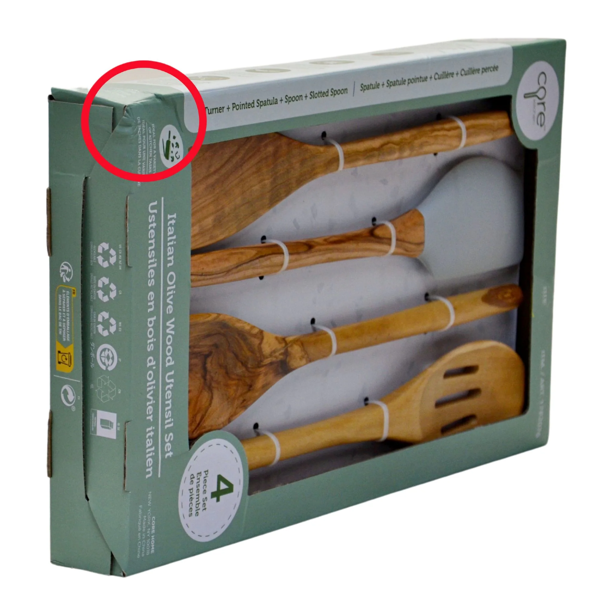Core Home Olive Wood Tool Set 4-Piece - Image 7