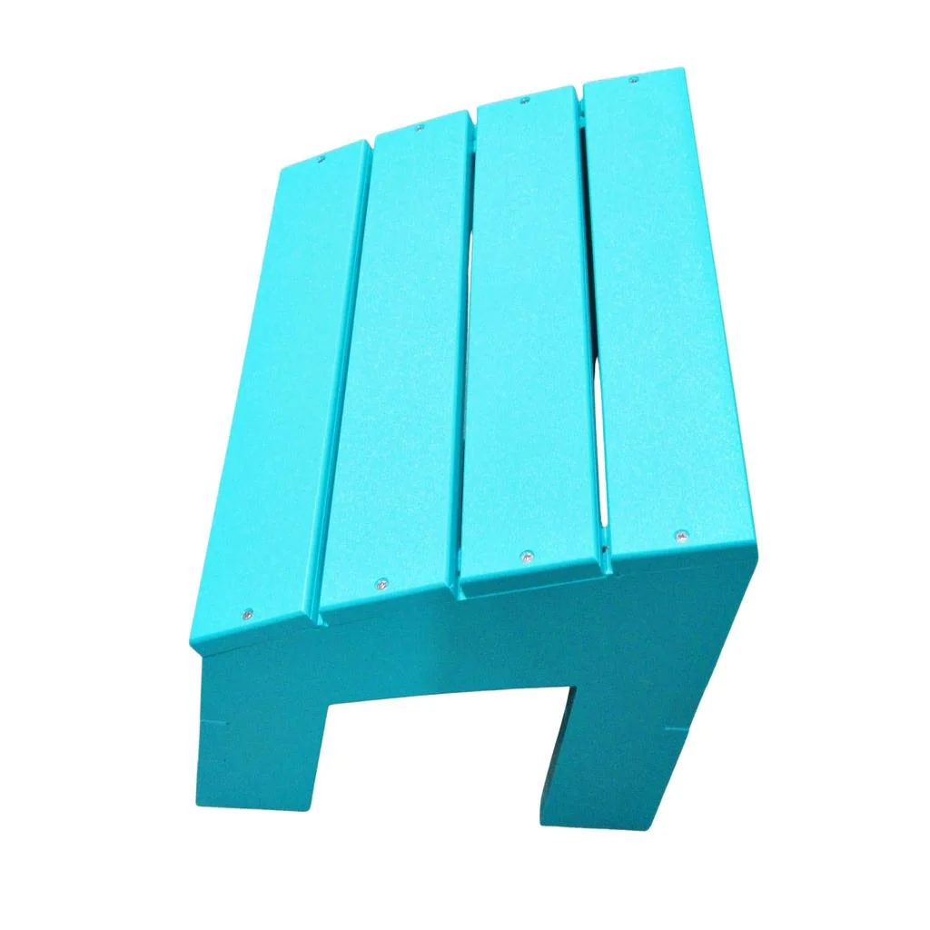 Crystal Harbor Living Adirondack Footstool Turquoise - Image 2