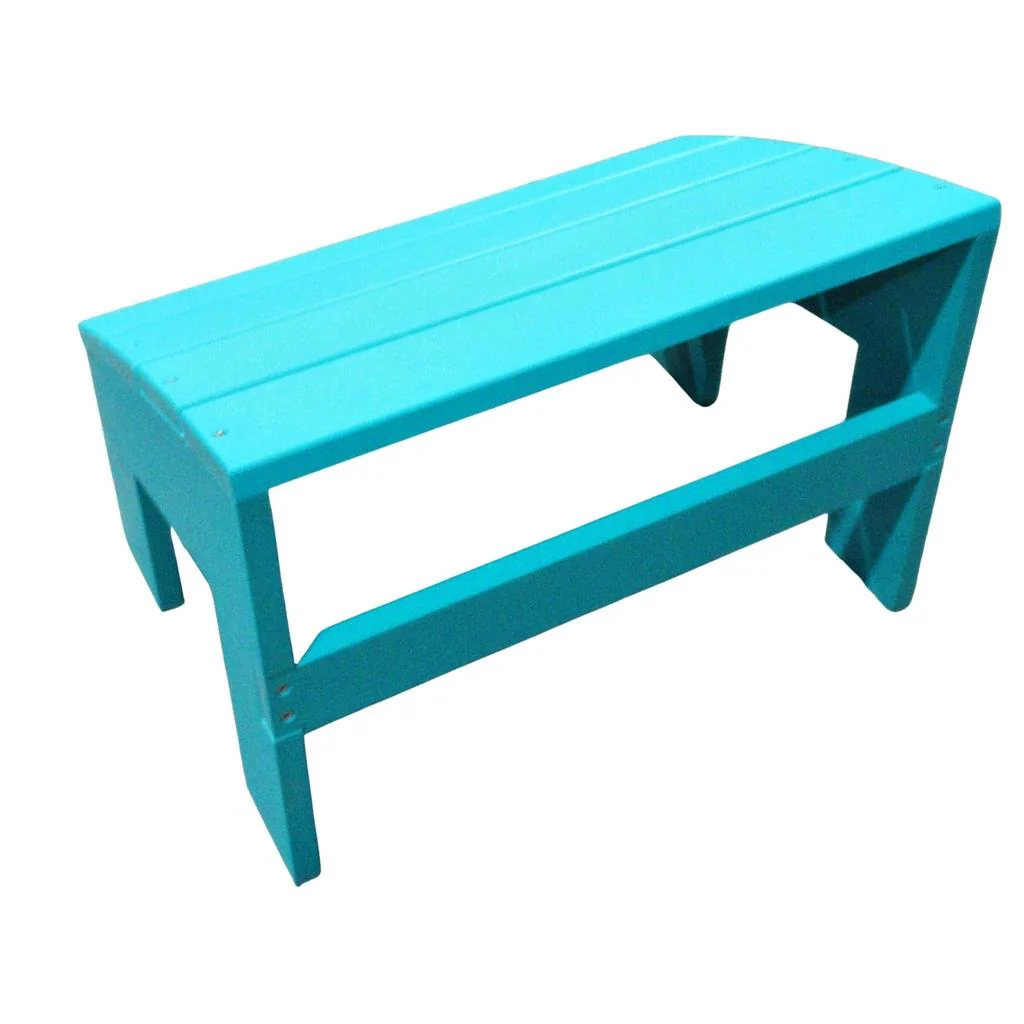 Crystal Harbor Living Adirondack Footstool Turquoise - Image 3
