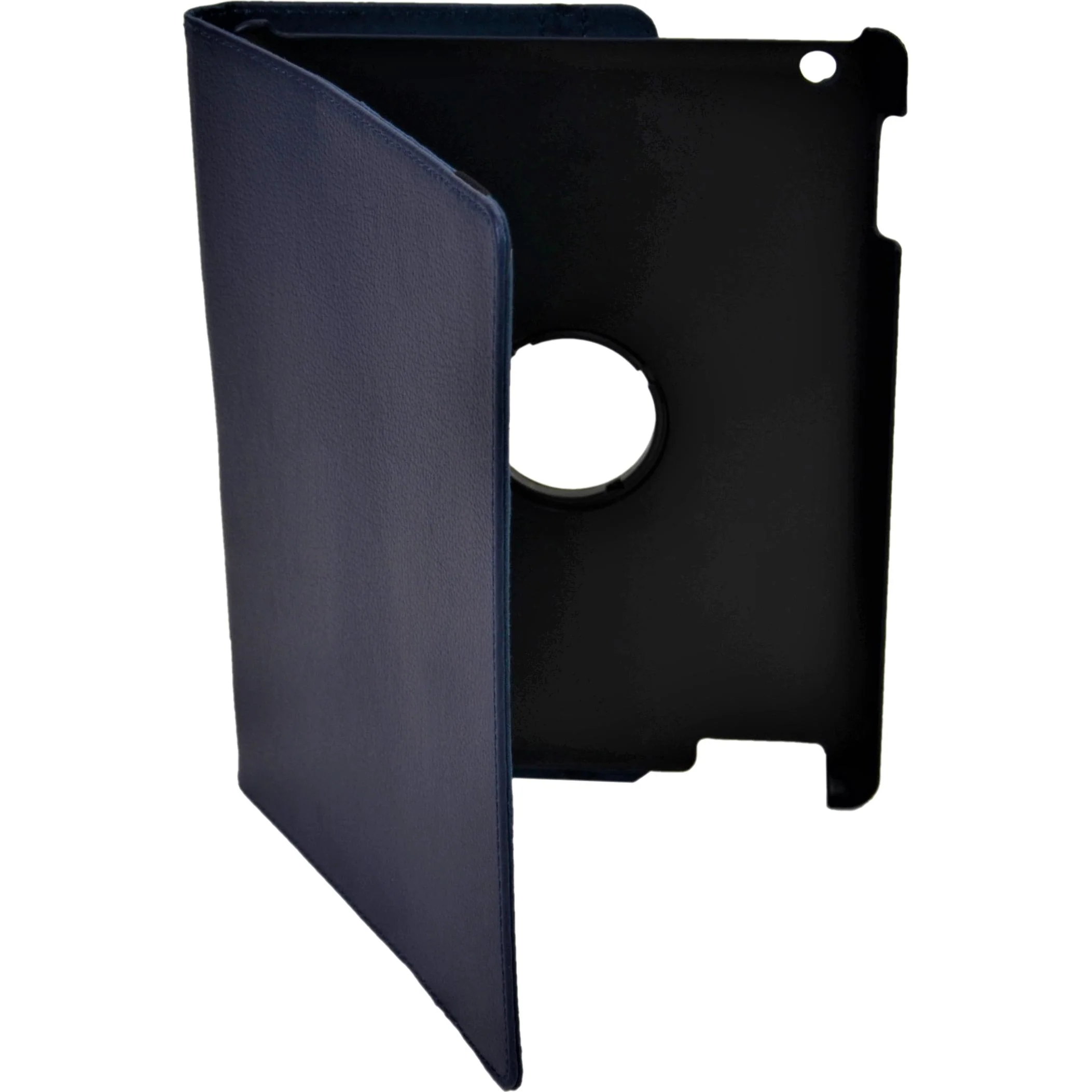 Leather Rotating Case for iPad Dark Blue - Image 4