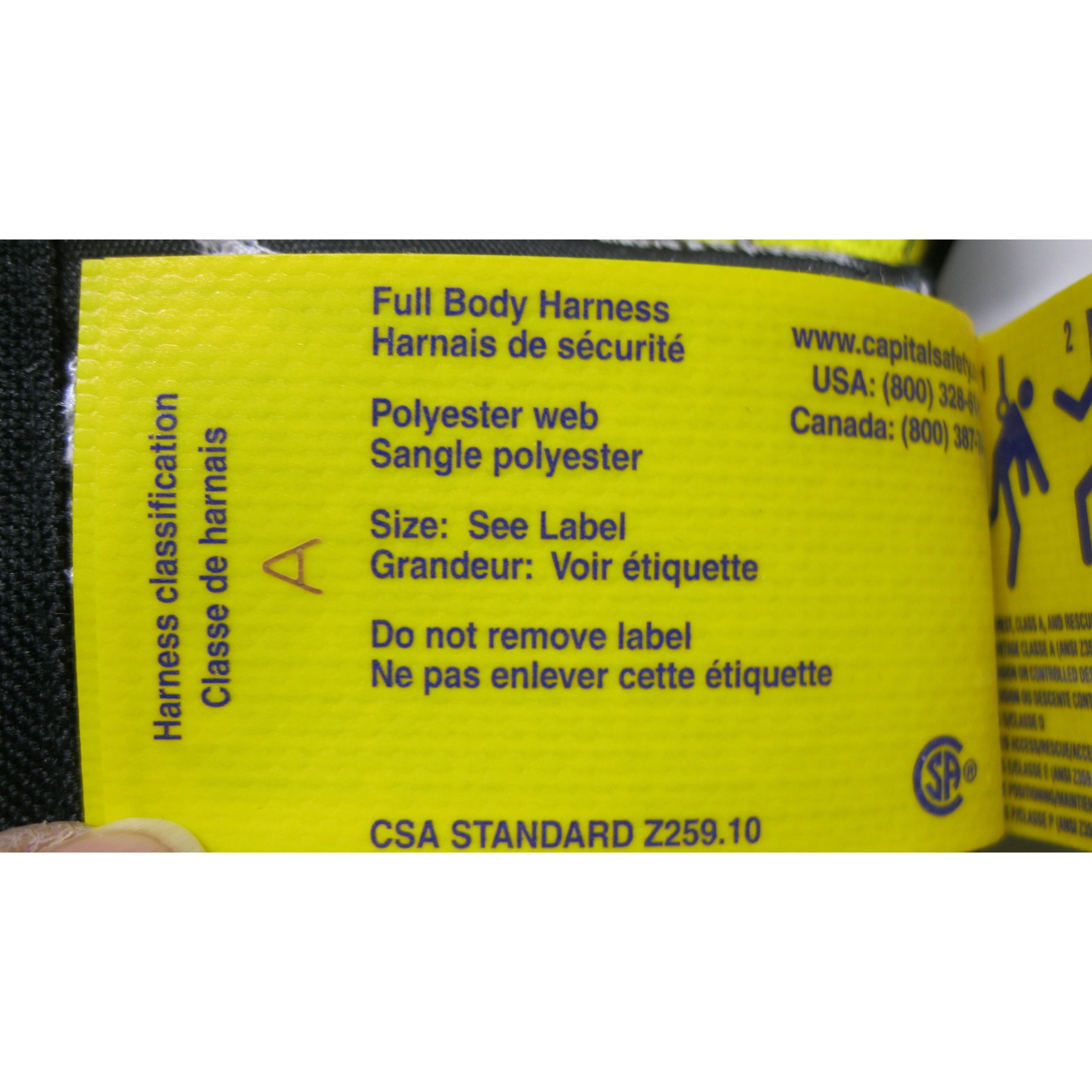DBI SALA Delta Full Body Harness Model #1106046C, Universal - Image 4