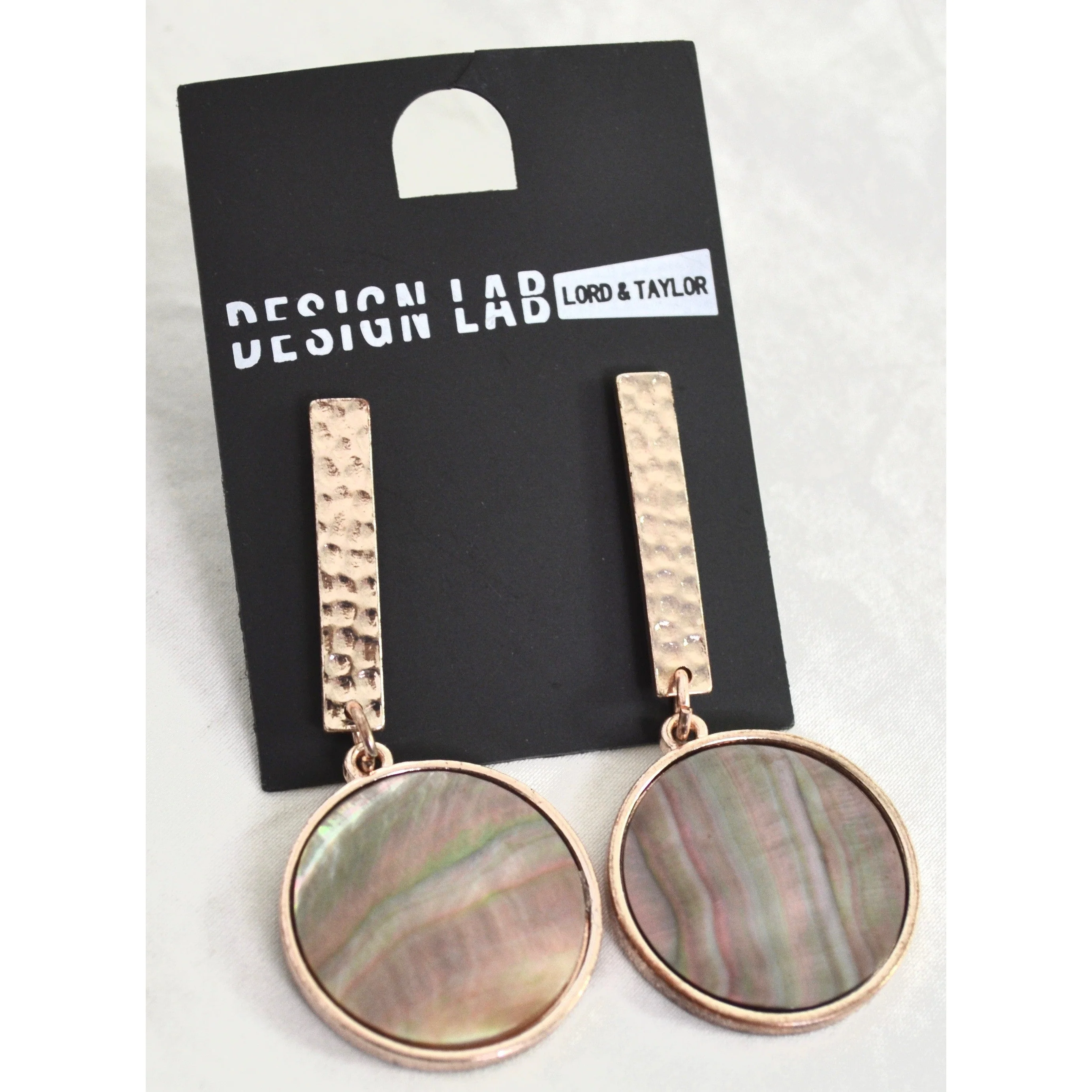 Design Lab Lord & Taylor Dangle Rose Gold-Tone Earrings