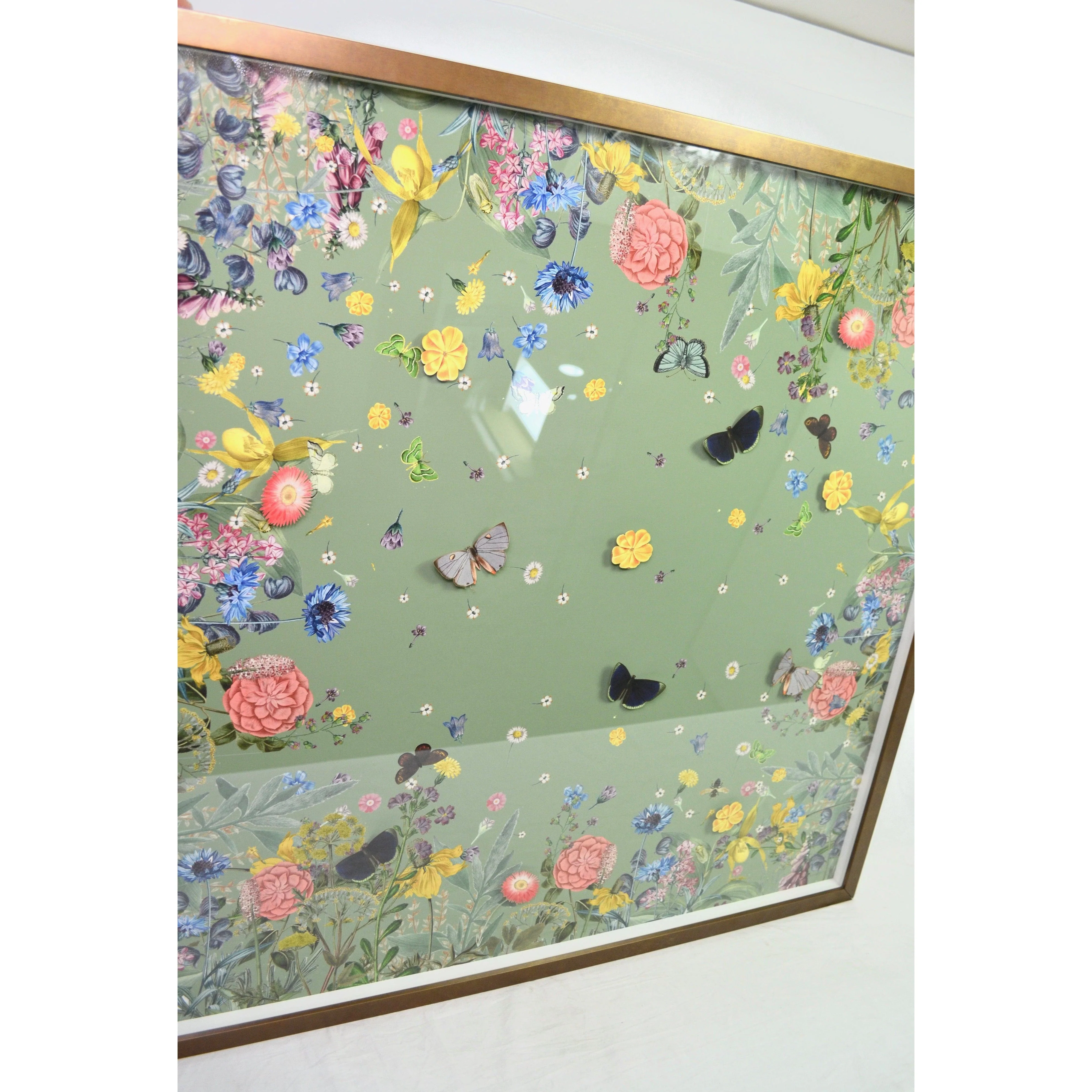 Dimensional Butterfly/Flower Picture - Image 3