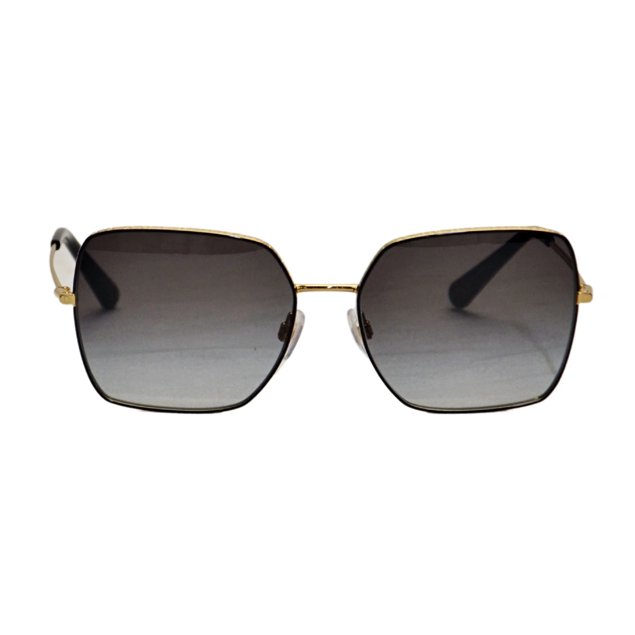 Dolce & Gabbana Women's DG2242 Black with Gradient Grey Sunglasses - Image 2