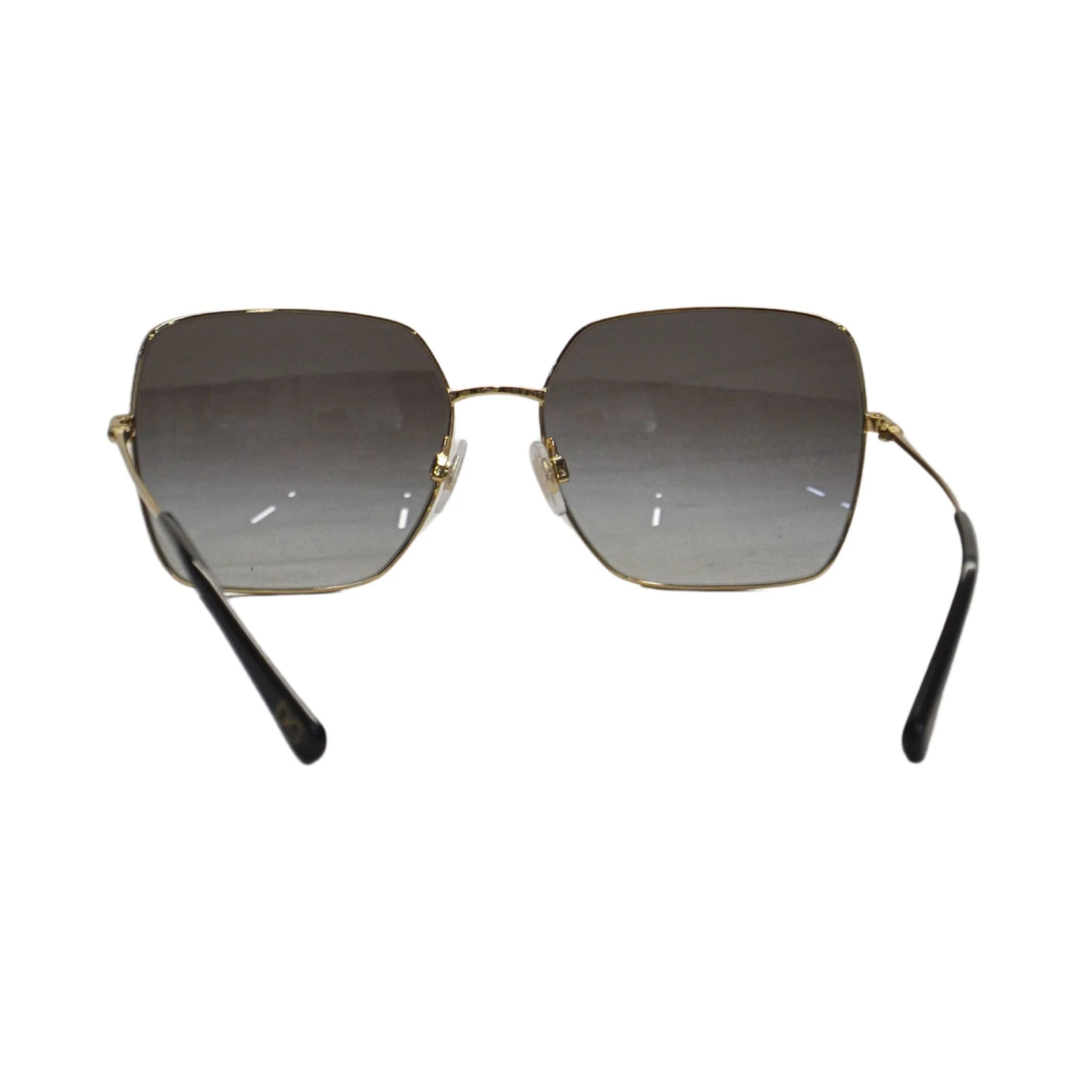 Dolce & Gabbana Women's DG2242 Black with Gradient Grey Sunglasses - Image 3
