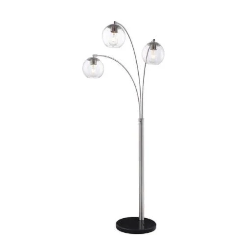 DSI Three Arm Floor Lamp with Marble Base - Image 4