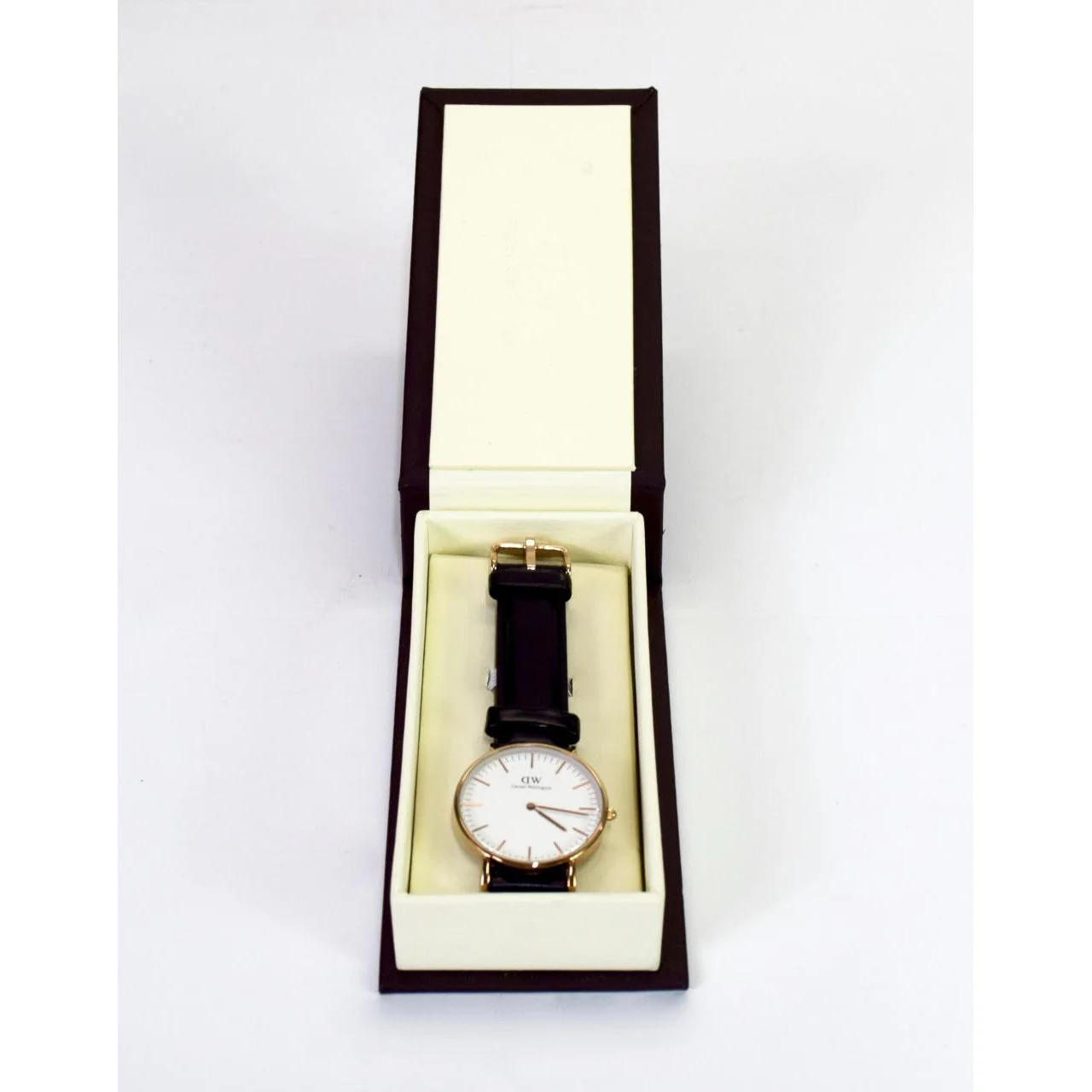 DW Classic Sheffield Leather Strap Watch, 40mm - Image 3