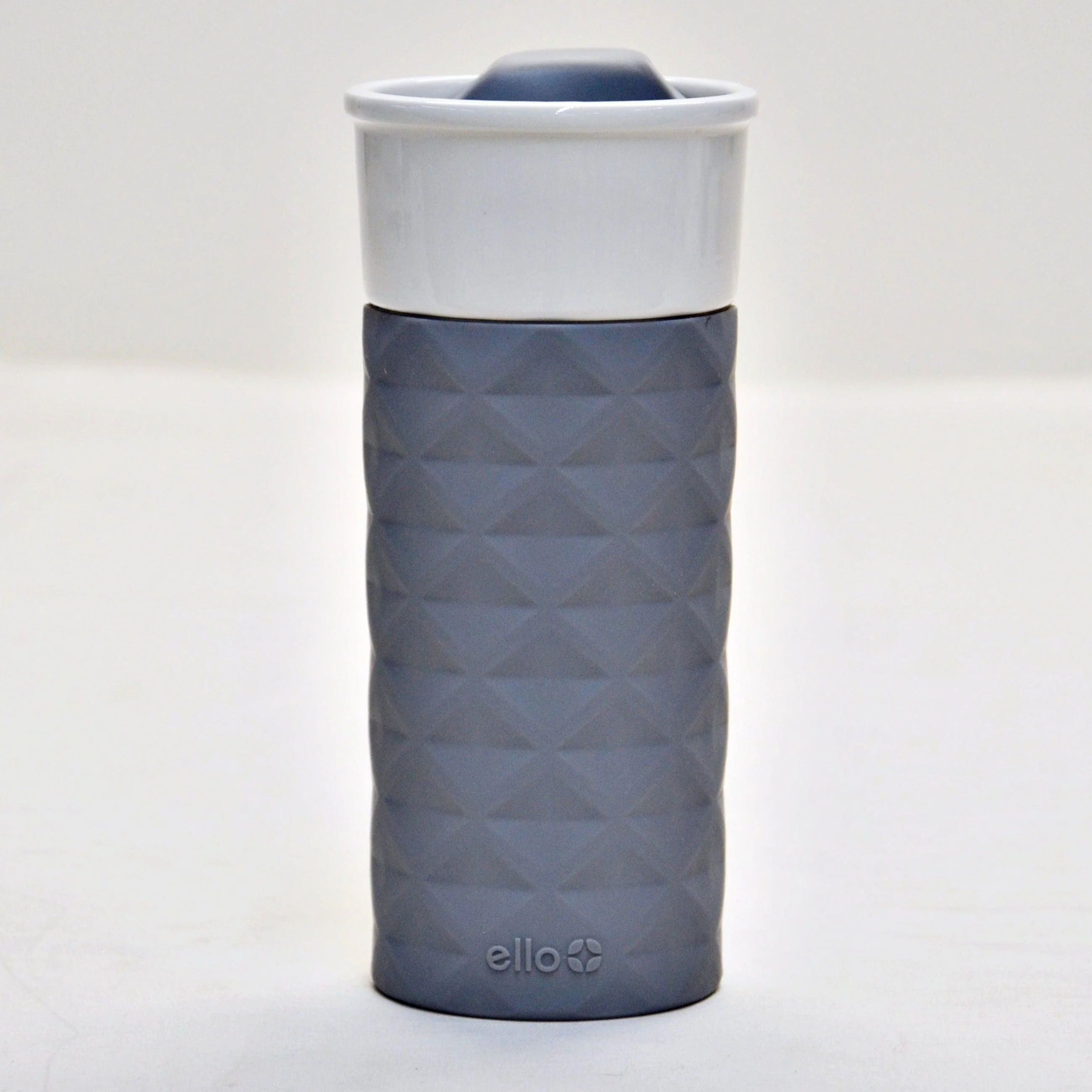 Ello Ogden BPA-Free 16 oz. Ceramic Travel Mug with Lid - Grey - Image 3