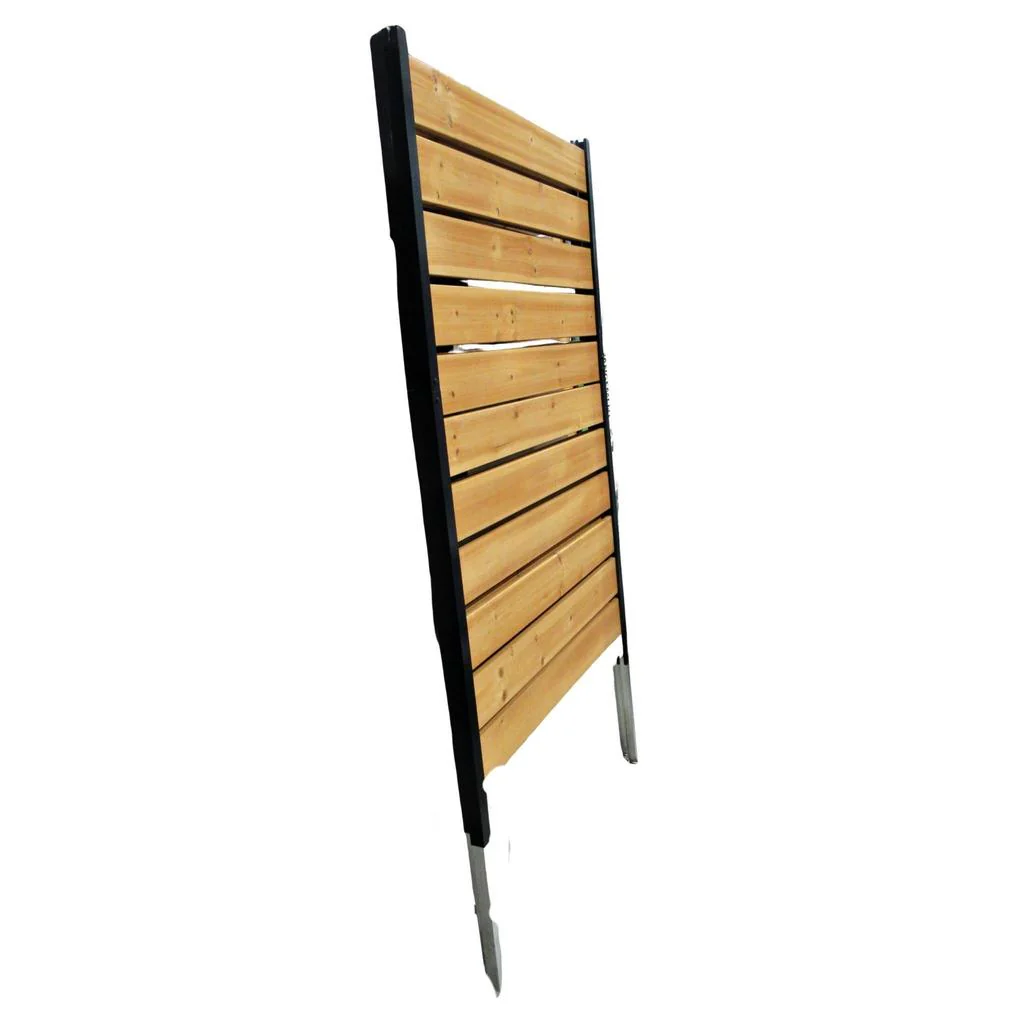 Enclo Concord Wood Outdoor Privacy Fence Screen 1 Panel 5 ft. H × 3.2 ft. W - Image 3