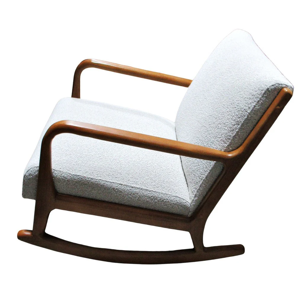 Esters Wood Rocking Chair Grey - Image 3
