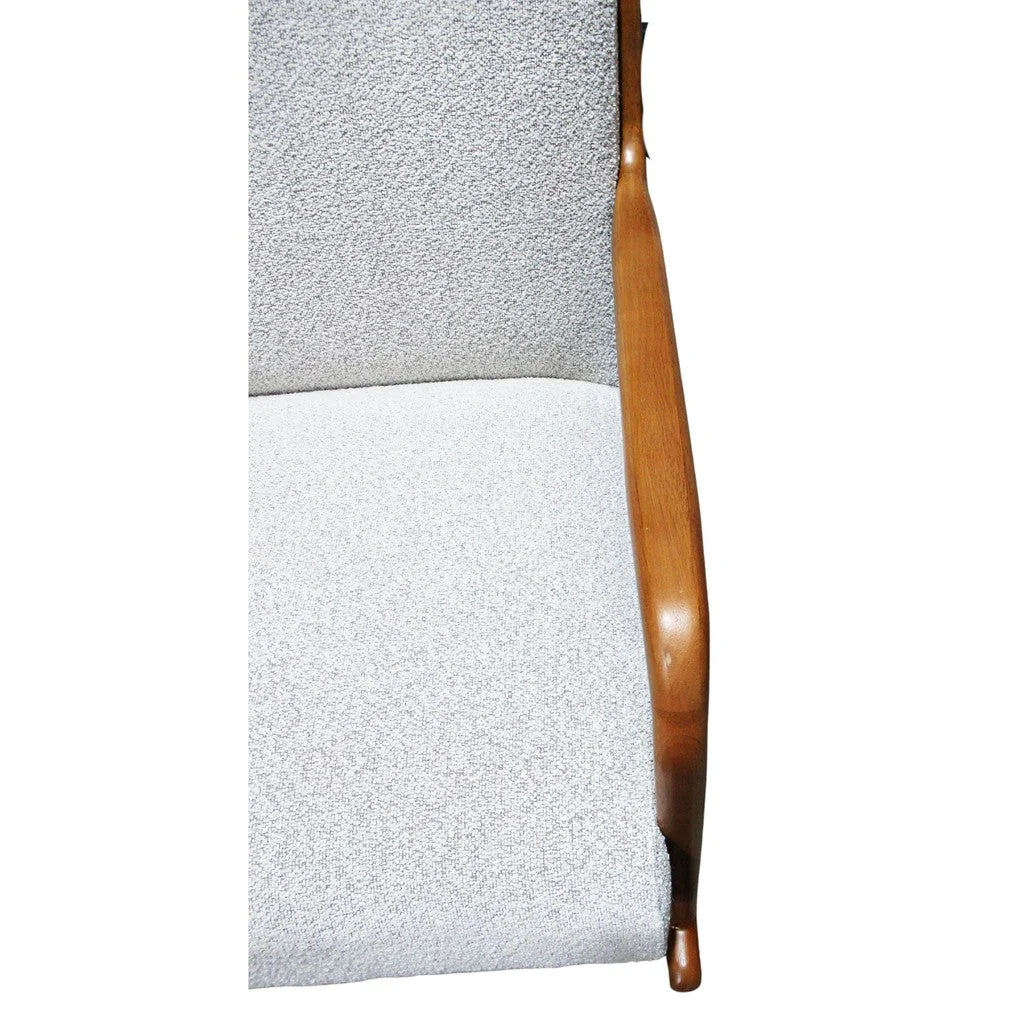 Esters Wood Rocking Chair Grey - Image 6