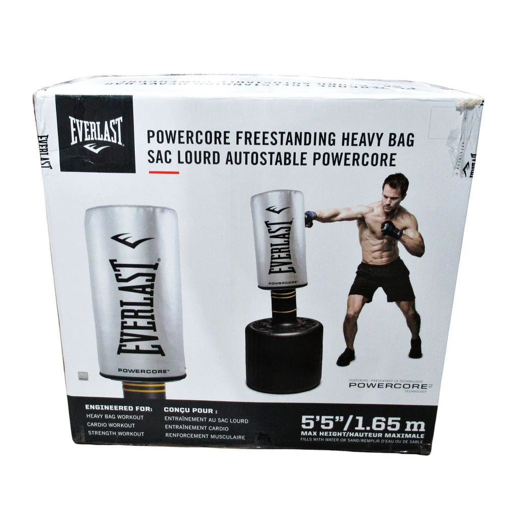 Everlast Powercore Freestanding Heavy Bag Grey - Image 6
