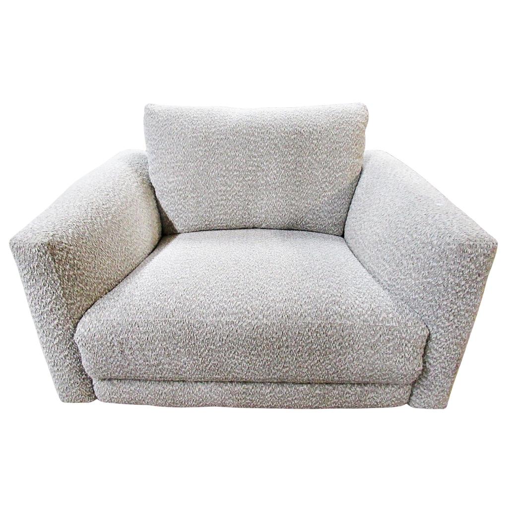Fabric Power Recliner Grey