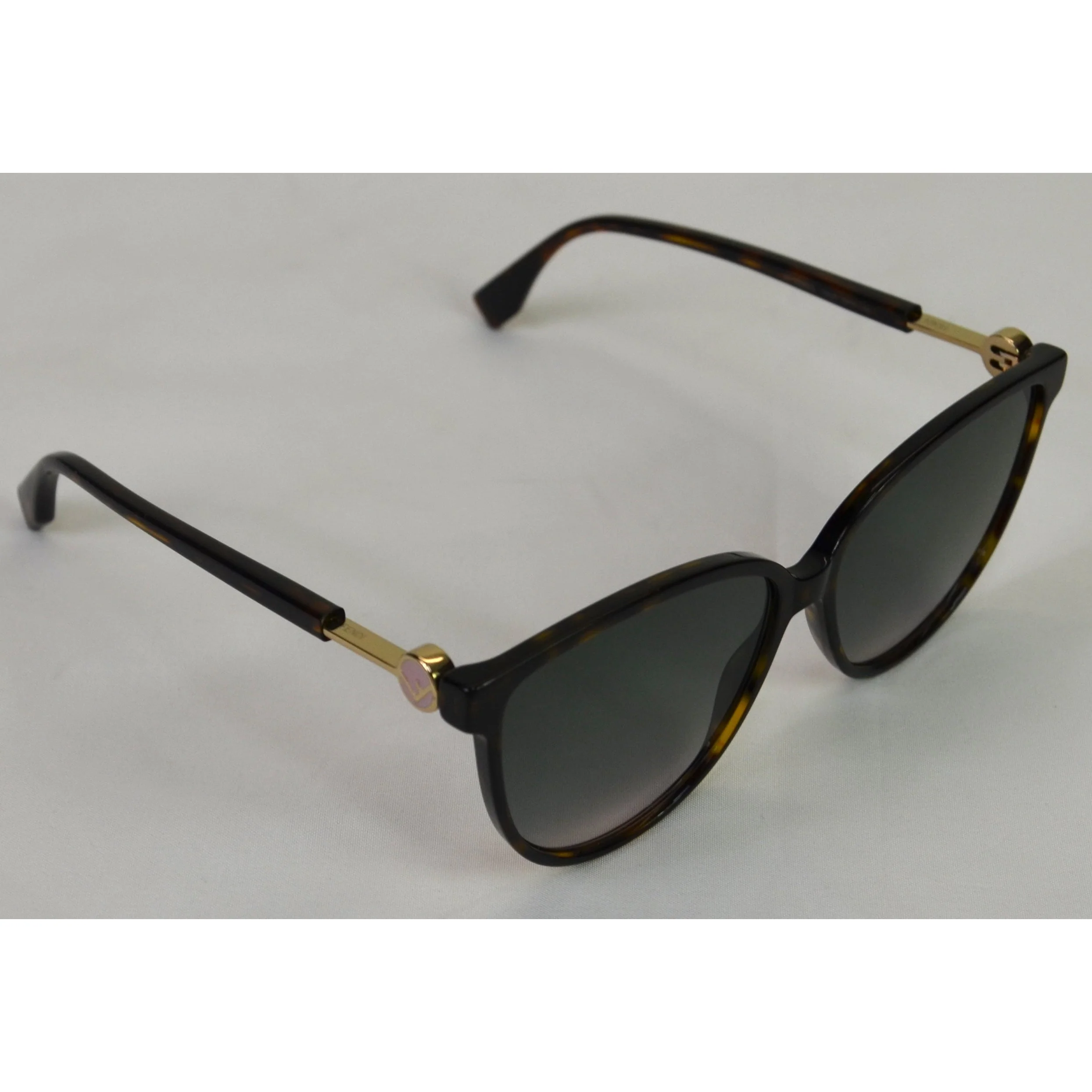 Fendi 59mm Cat Eye Sunglasses - Dark Havana - Women's L - Image 3