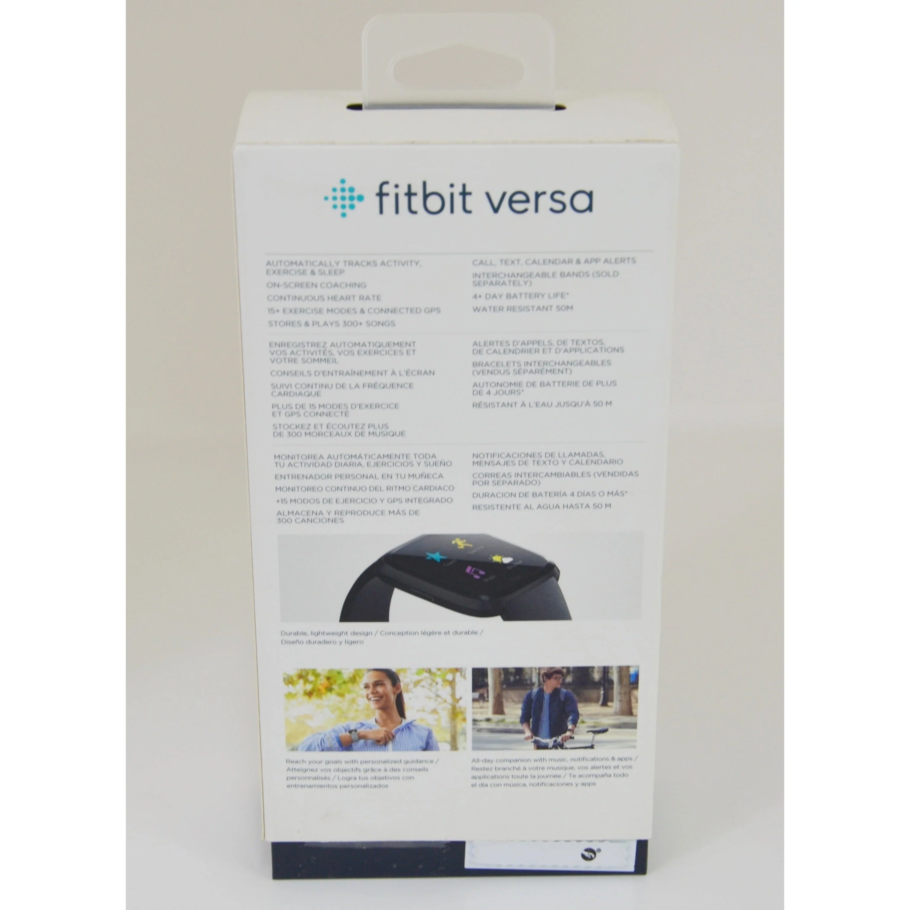 Fitbit Versa Smartwatch, black/black aluminum, one size FB504GMBK - Image 3