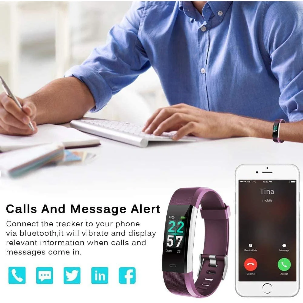 Flenco Waterproof Fitness Tracker - Image 3