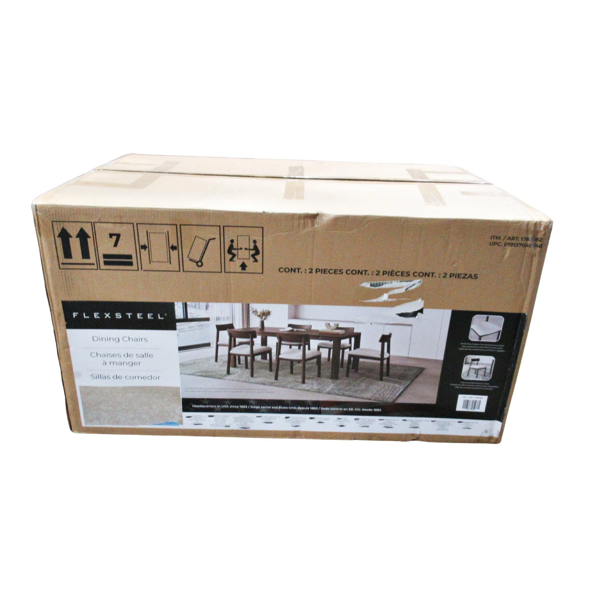 Flexsteel Utility Dining Chair 2 Pack - Image 5