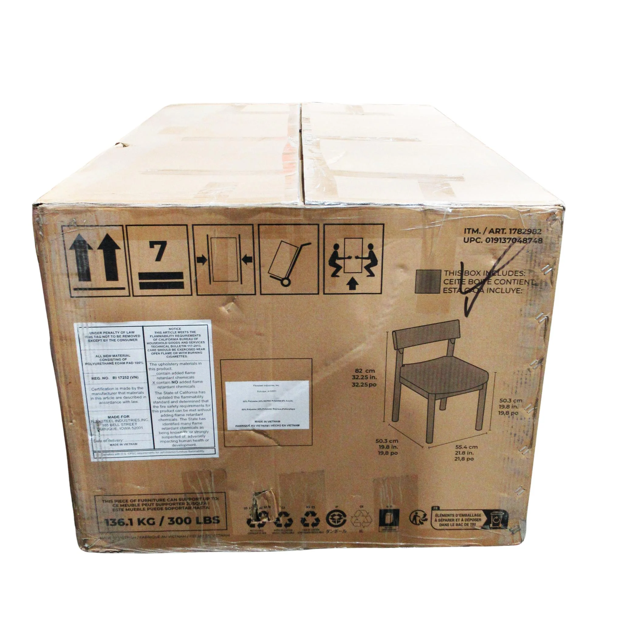 Flexsteel Utility Dining Chair 2 Pack - Image 6