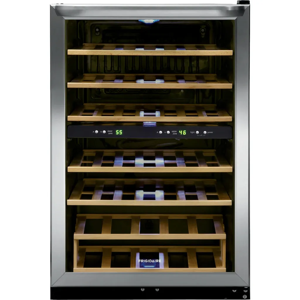 Frigidaire 45 Bottle Two-Zone Wine Cooler FRWW4543AS
