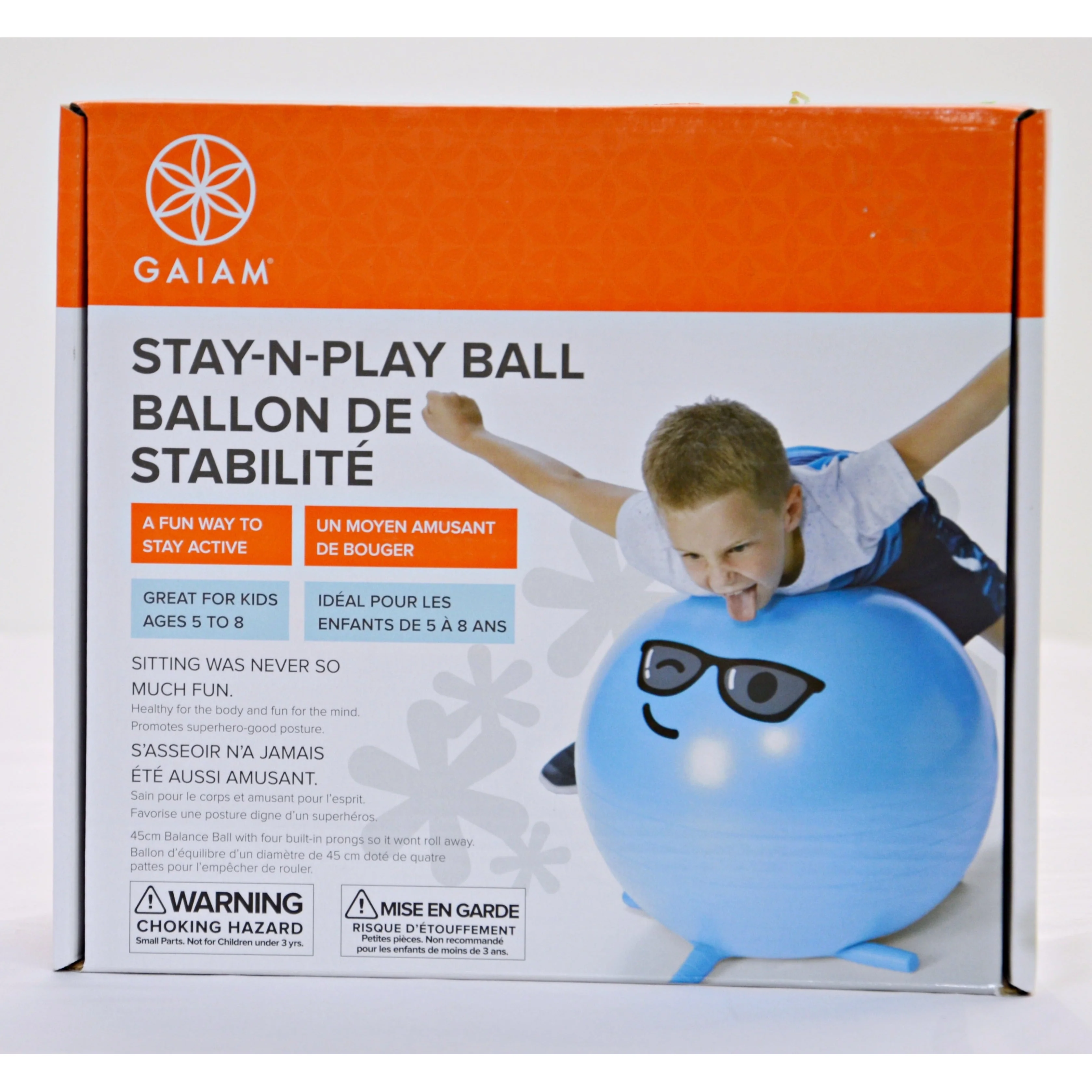 GAIAM Stay N Play Ball Blue - Image 4