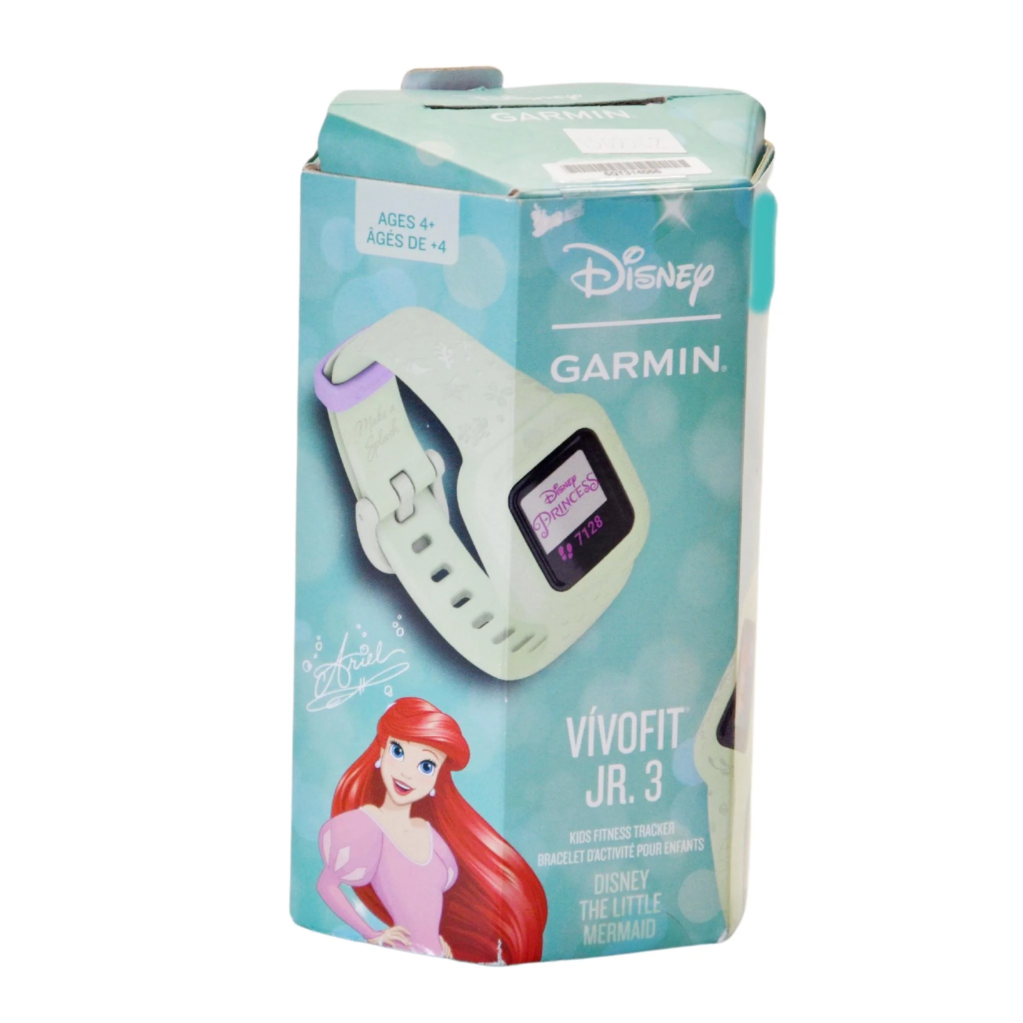 Garmin Unisex Vivofit Jr 3 Disney The Little Mermaid Smart Watch - Green - Image 5