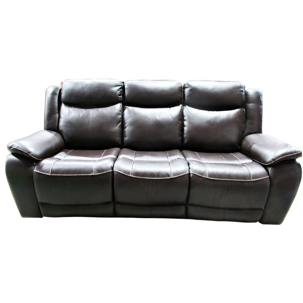 Gilman Creek Top Grain Leather Power Reclining Sofa Dark Grey