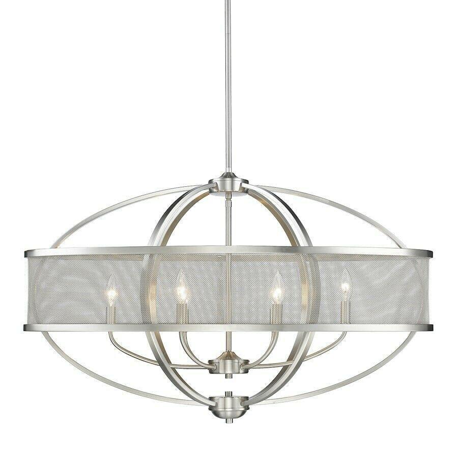 Golden Lighting Colson Linear Pendant in Pewter
