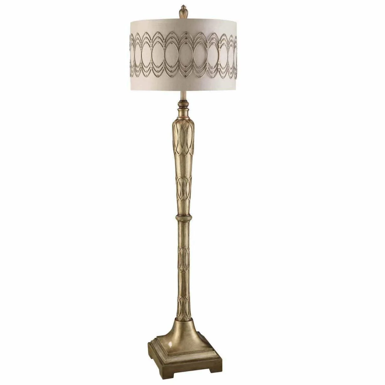 Grandview Toasted Silver 63" Floor Lamp