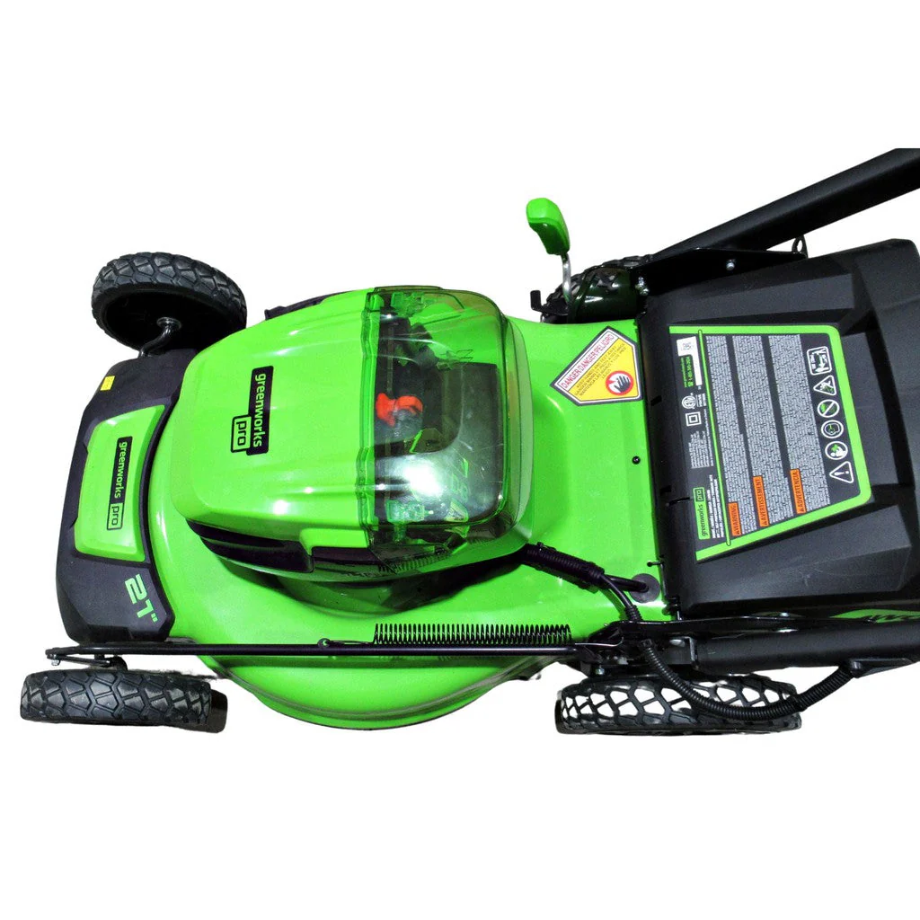 Greenworks Pro 80-Volt 21-in Cordless and Brushless Push Lawn Mower - Image 2