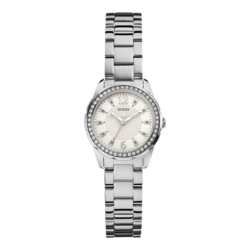 GUESS Ladies W0445L1 Watch Silver 28mm