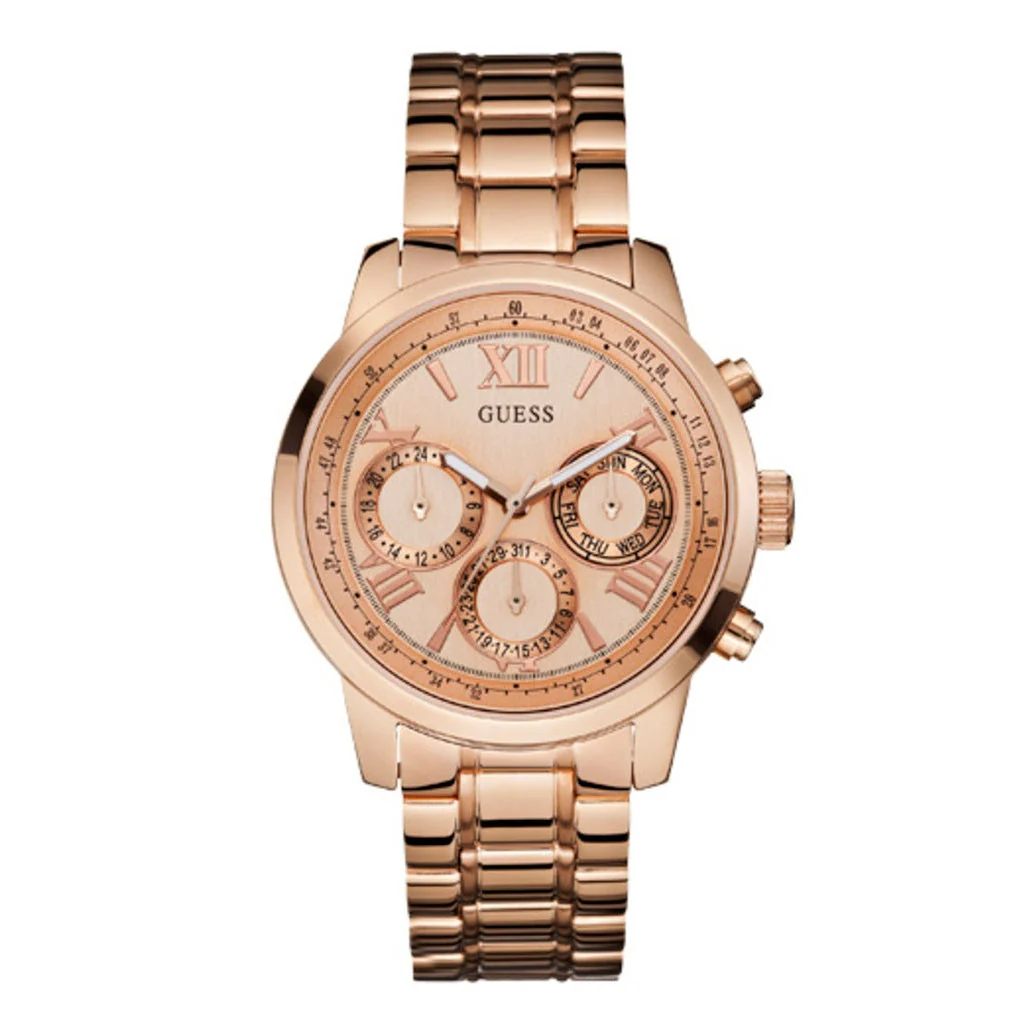 GUESS Ladies Sport Watch Rose Gold W0330L2